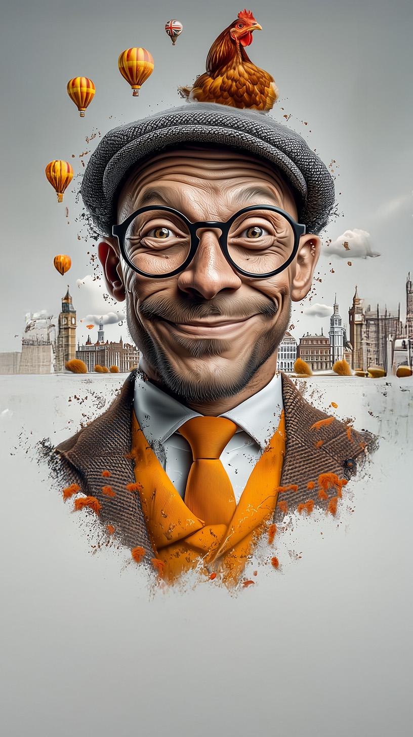 Agent Garbo — full body